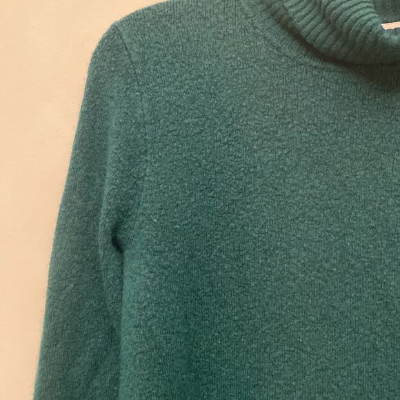 Emerald Green J Crew Turtleneck Sweater Dress - Picture 2 of 4